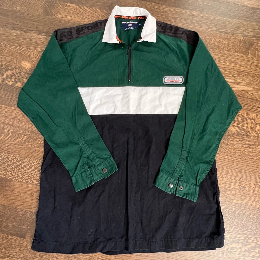 RALPH LAUREN POLO SPORT Half Zip Top size Men’s Medium